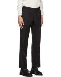 Pantalon chino en laine noir ADYAR