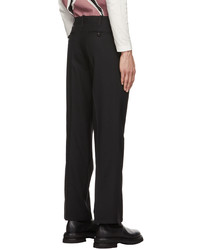 Pantalon chino en laine noir ADYAR