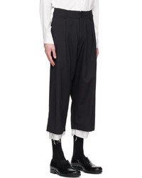 Pantalon chino en laine noir Sulvam