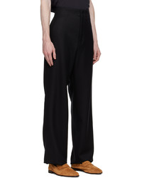 Pantalon chino en laine noir Zegna