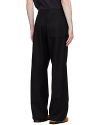 Pantalon chino en laine noir Zegna