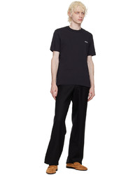 Pantalon chino en laine noir Zegna