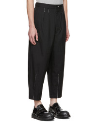 Pantalon chino en laine noir Comme des Garcons Homme