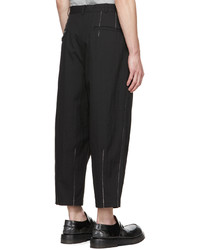 Pantalon chino en laine noir Comme des Garcons Homme