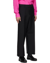Pantalon chino en laine noir Valentino