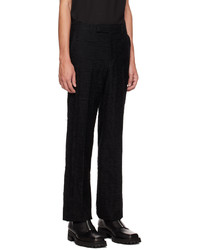 Pantalon chino en laine noir Johnlawrencesullivan