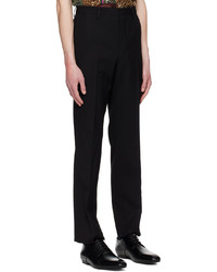 Pantalon chino en laine noir Dries Van Noten