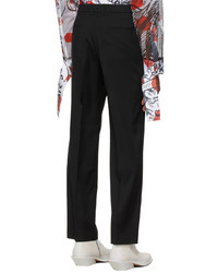 Pantalon chino en laine noir Thebe Magugu