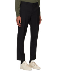 Pantalon chino en laine noir Theory