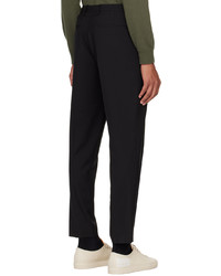 Pantalon chino en laine noir Theory