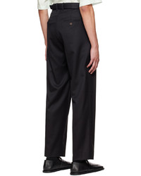 Pantalon chino en laine noir King & Tuckfield