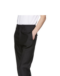 Pantalon chino en laine noir DSQUARED2