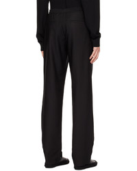 Pantalon chino en laine noir The Row