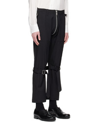 Pantalon chino en laine noir Sulvam