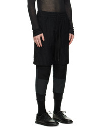 Pantalon chino en laine noir The Viridi-anne