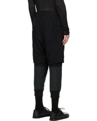 Pantalon chino en laine noir The Viridi-anne