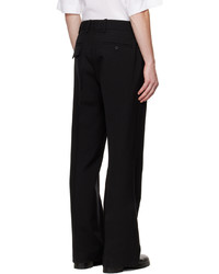 Pantalon chino en laine noir Wooyoungmi