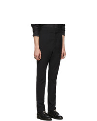 Pantalon chino en laine noir Deepti