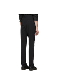 Pantalon chino en laine noir Deepti