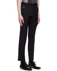 Pantalon chino en laine noir TH