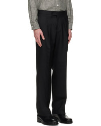 Pantalon chino en laine noir Sunflower