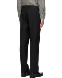 Pantalon chino en laine noir Sunflower