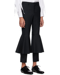 Pantalon chino en laine noir Comme Des Garcons Homme Plus
