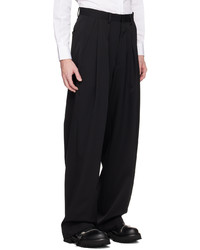 Pantalon chino en laine noir Moschino