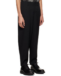 Pantalon chino en laine noir Comme Des Garcons Homme Plus