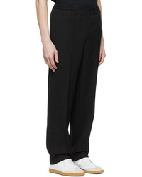 Pantalon chino en laine noir AMI Alexandre Mattiussi