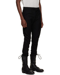 Pantalon chino en laine noir Julius