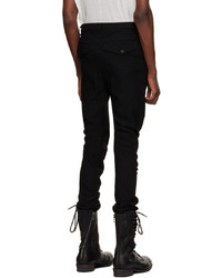 Pantalon chino en laine noir Julius