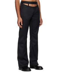 Pantalon chino en laine noir K.NGSLEY