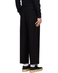 Pantalon chino en laine noir Second/Layer