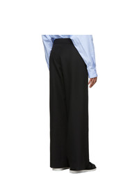 Pantalon chino en laine noir Sankuanz