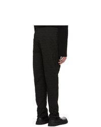 Pantalon chino en laine noir Bottega Veneta