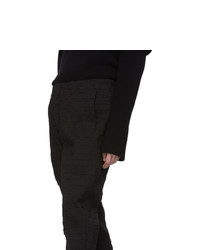 Pantalon chino en laine noir Bottega Veneta