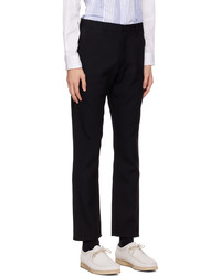 Pantalon chino en laine noir Comme des Garcons Homme Deux