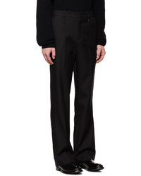 Pantalon chino en laine noir Wooyoungmi