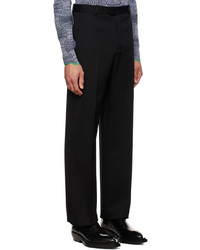 Pantalon chino en laine noir Bottega Veneta