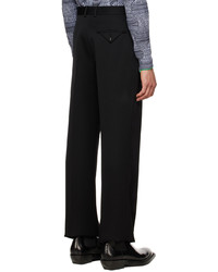 Pantalon chino en laine noir Bottega Veneta