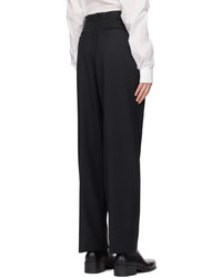 Pantalon chino en laine noir Johnlawrencesullivan