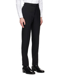 Pantalon chino en laine noir Tom Ford