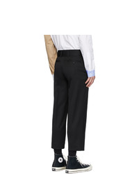 Pantalon chino en laine noir JW Anderson