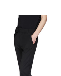 Pantalon chino en laine noir Balmain