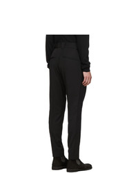 Pantalon chino en laine noir Isabel Benenato
