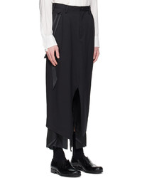 Pantalon chino en laine noir Sulvam