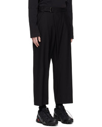 Pantalon chino en laine noir Attachment