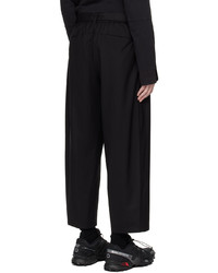 Pantalon chino en laine noir Attachment