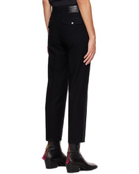 Pantalon chino en laine noir The Letters